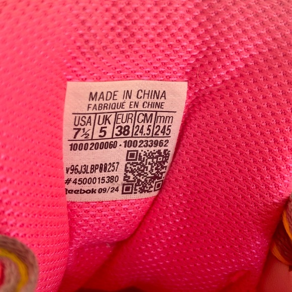 Reebok Women’s Road Strider Running Shoes Gray/Pink Size 7.5 - Picture 5 of 6